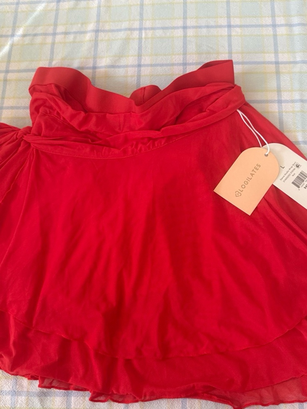Blogilates Red Dance Studio Wrap Skort